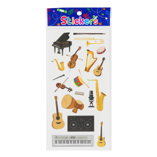 Musical Instruments Encouraging Stickers || ستيكرات تشجيعية ادوات موسيقية