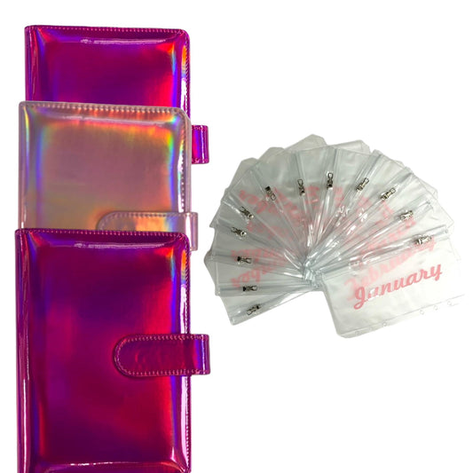 Money Portfolio Monthly Planner Assorted Colors || منظم فلوس شهري الوان متعددة