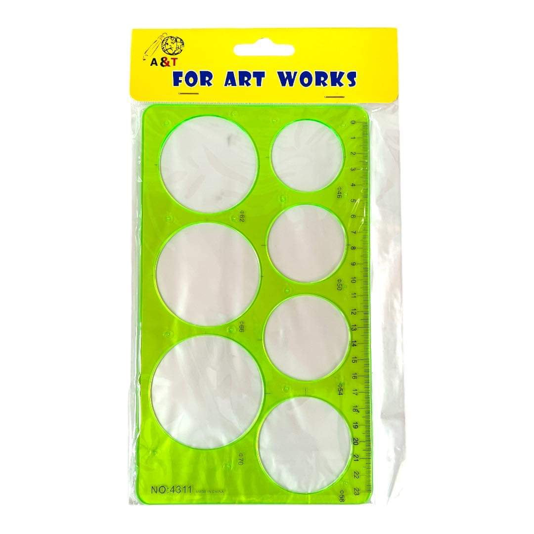 Stencil Ruler Circles || مساطر ستنسل دائرية