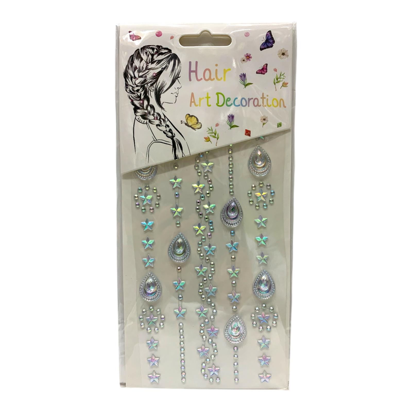 Hair Art Decoration Model Stickers #2 || ستيكرات فنية للشعر موديل رقم #٢