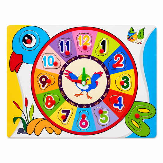 Puzzles Clock Bird || بازل ساعة الطائر
