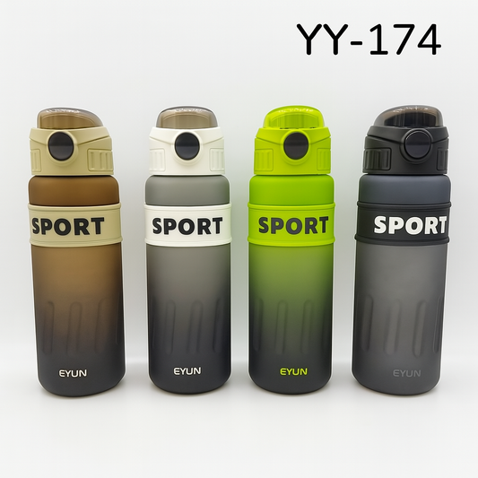 Sport Water Bottle Assorted Color YY-174 || مطارة ماء الوان متنوعة سبورت