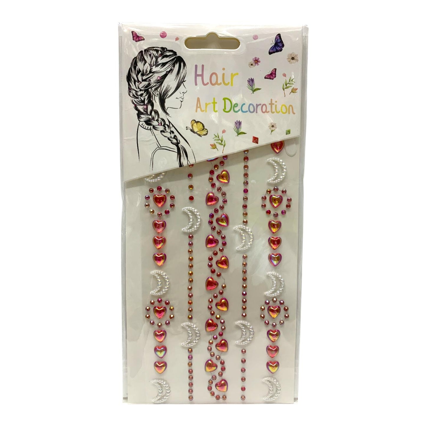 Hair Art Decoration Model Stickers #1 || ستيكرات فنية للشعر موديل رقم #١