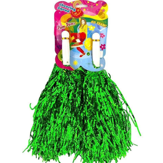 Pom Pom Cheering Squad Green Color || كركوشة تشجيع لون اخضر