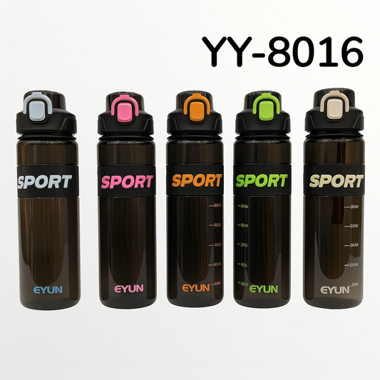 Sport Water Bottle Assorted Color YY-8016 || مطارة ماء الوان متنوعة سبورت