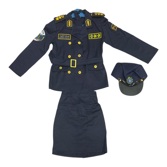 Kids Costume Kuwait Police Girl || لبس اطفال شرطة الكويت بنات