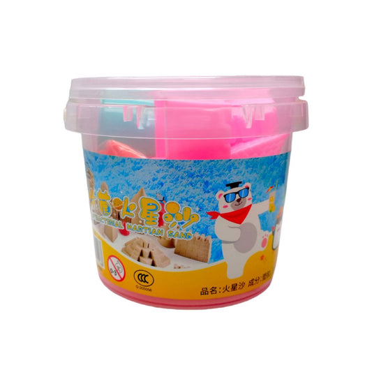 Magic Sand Orange Color || رمل سحري للاطفال لون برتقالي