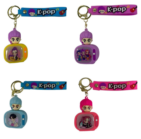 Kpop Demon Hunter Illuminated Keychain Assorted Colors || علاقة مفاتيح مضيئة كي بوب ديمون هنتر اشكال متنوعة