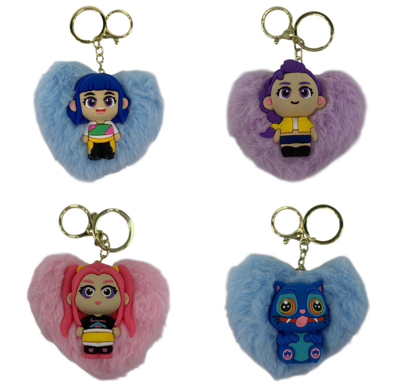 Kpop Demon Hunters Keychain Assorted Models || علاقة مفاتيح كي بوب ديمون هنتر اشكال متنوعة