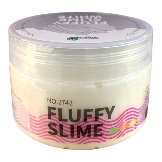 Water Elf Fluffy Slime 120ml White || سلايم 120 مل فلافي لون أبيض