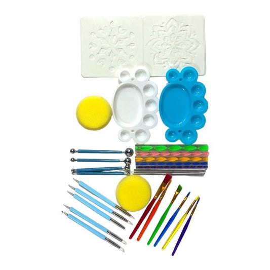 Dotting Set Mandala Painting || مجموعة تلوين بالتنقيط للماندالا