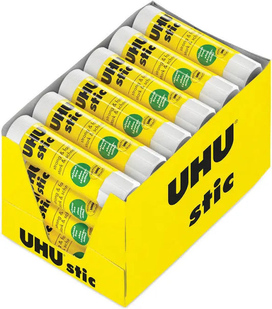 UHU Glue Pack Small Size 8g 24 Pcs || بايكت صمغ يوهو حجم صغير ٨ جرام