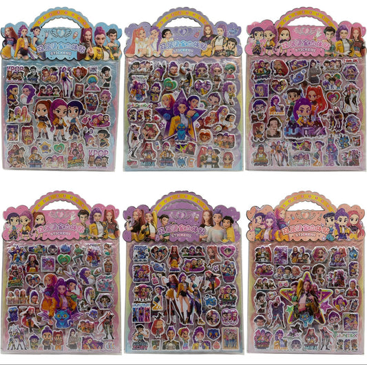 Kpop Demon Hunters Embossed Sticker Assorted Models || ستيكر بارز كي بوب ديمون هنترز موديلات متنوعة