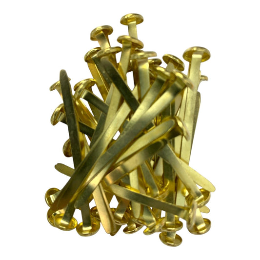 Round Headed Fasteners Gold Color