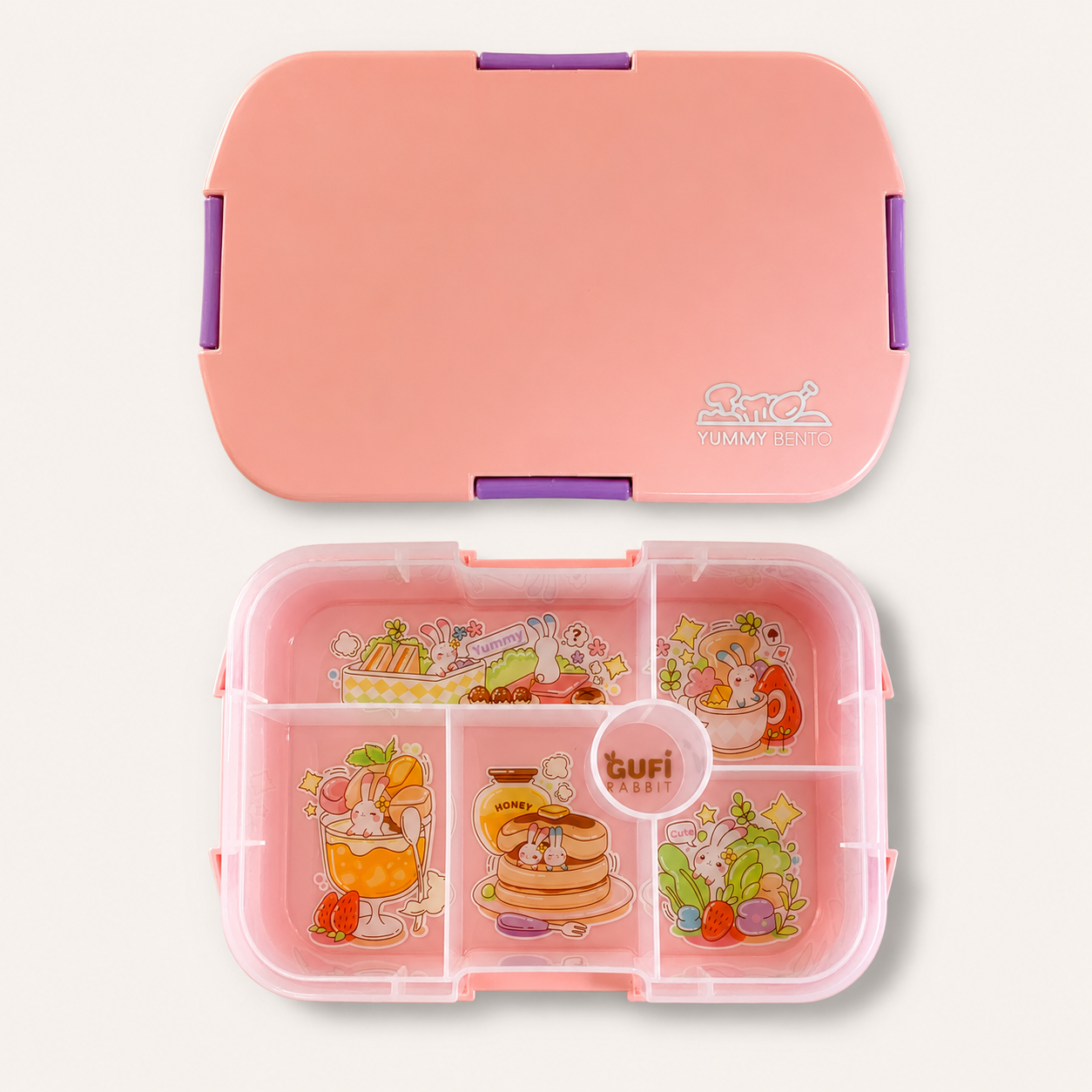 Yummy Bento Lunch Box Pink || يمي بنتو لانش بوكس وردي