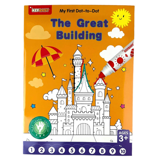 The Great Building Dot to Dot Coloring Book || دفتر تلوين للاطفال المباني الكبيرة