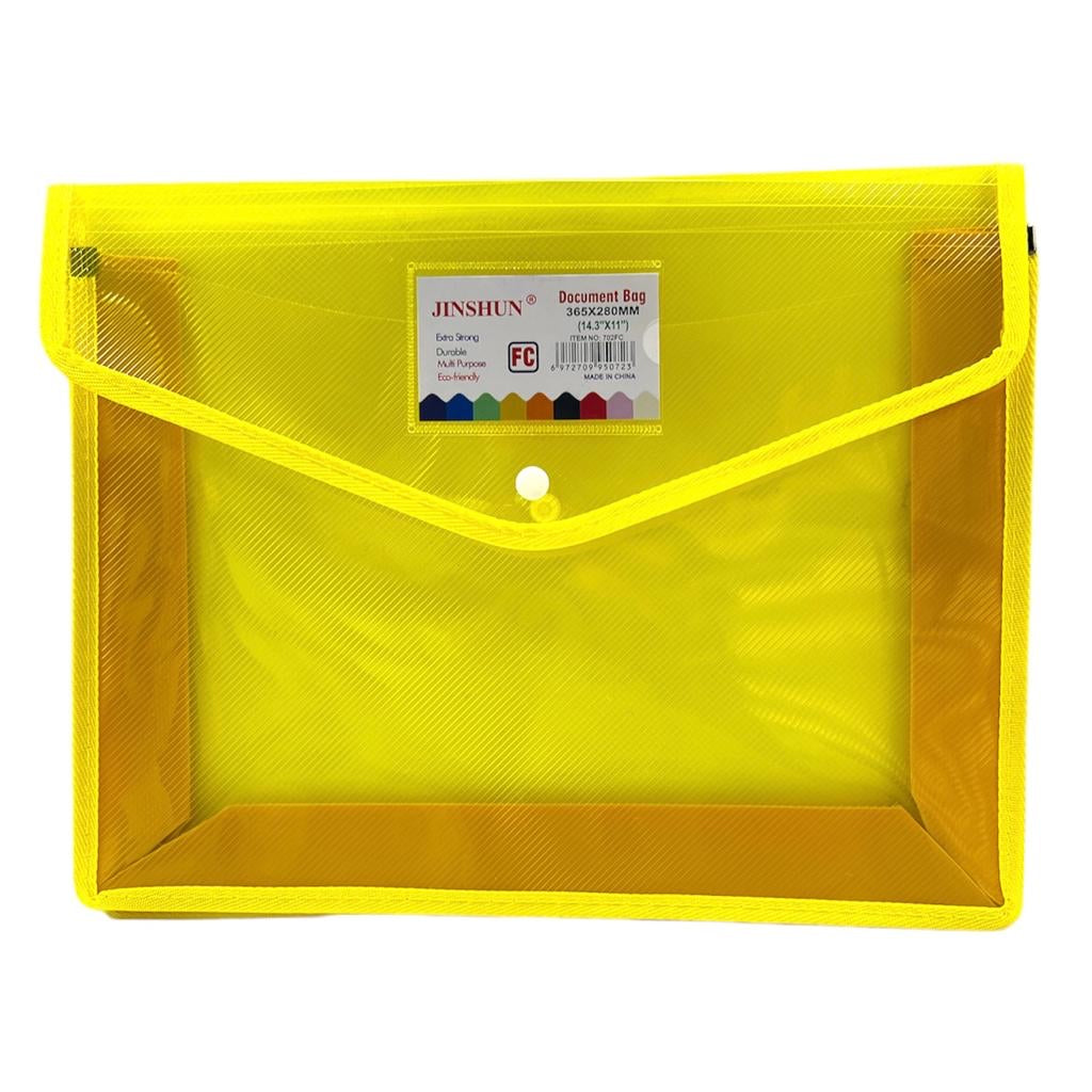 A&T Colored FC Files Transperant Yellow Color || ملفات بلاستيك فلسكاب شفاف لون اصفر