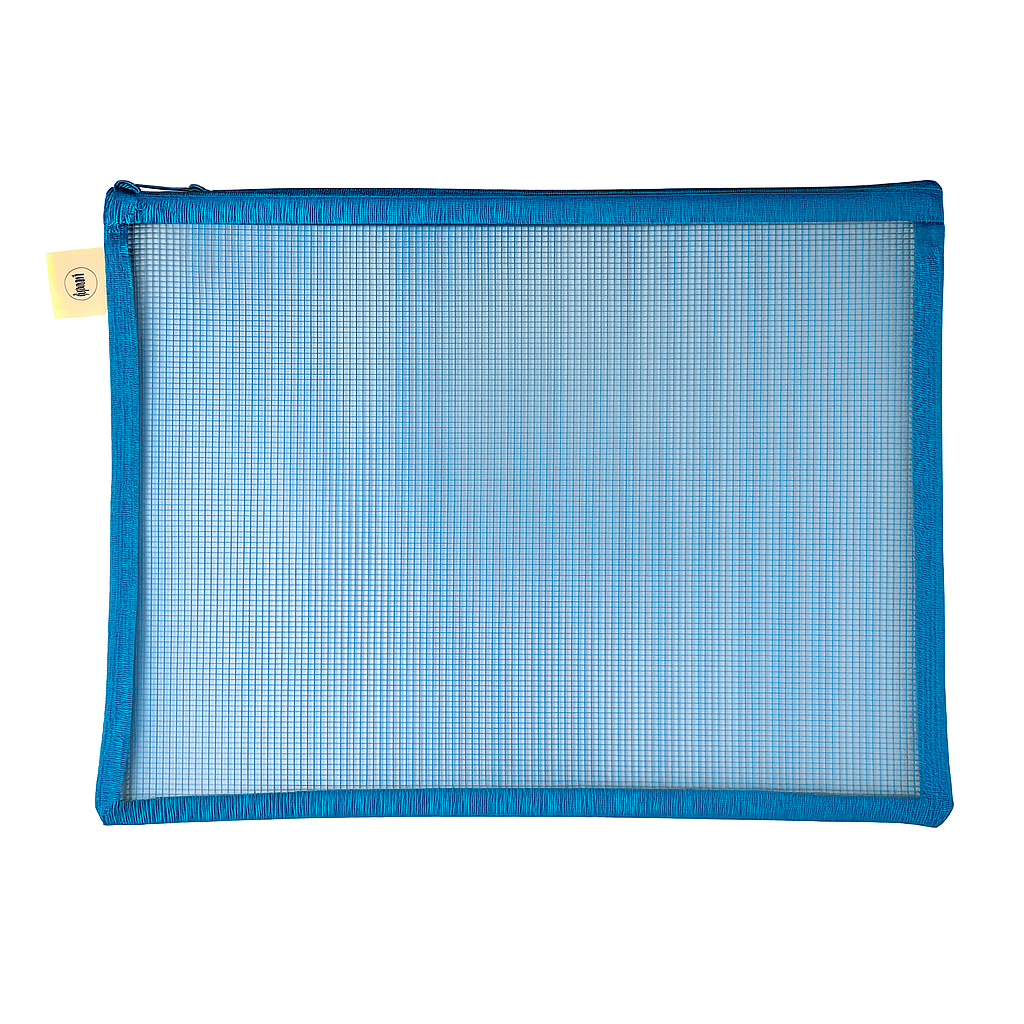 Blue Zipper File B4 Size || ملف سحاب حجم بي فور لون ازرق