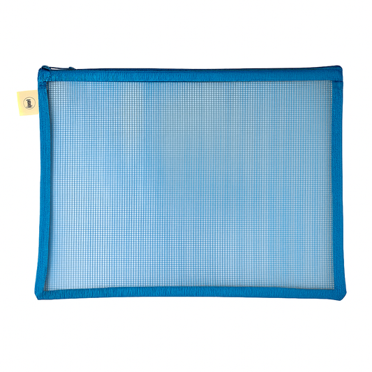 Blue Zipper File B4 Size || ملف سحاب حجم بي فور لون ازرق