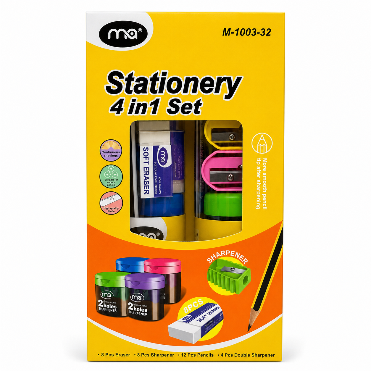 A&T Packages 32-piece stationery set || مجموعة قرطاسية اطلس 32 قطعة