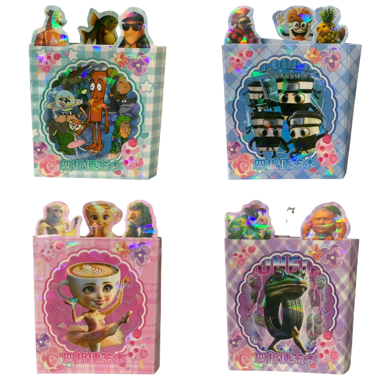 Ballerina Cappuccina and Friends Mini Note Assorted Color || دفتر ميني نوت باليرينا كابوتشينا و أصدقائها موديلات متنوعة