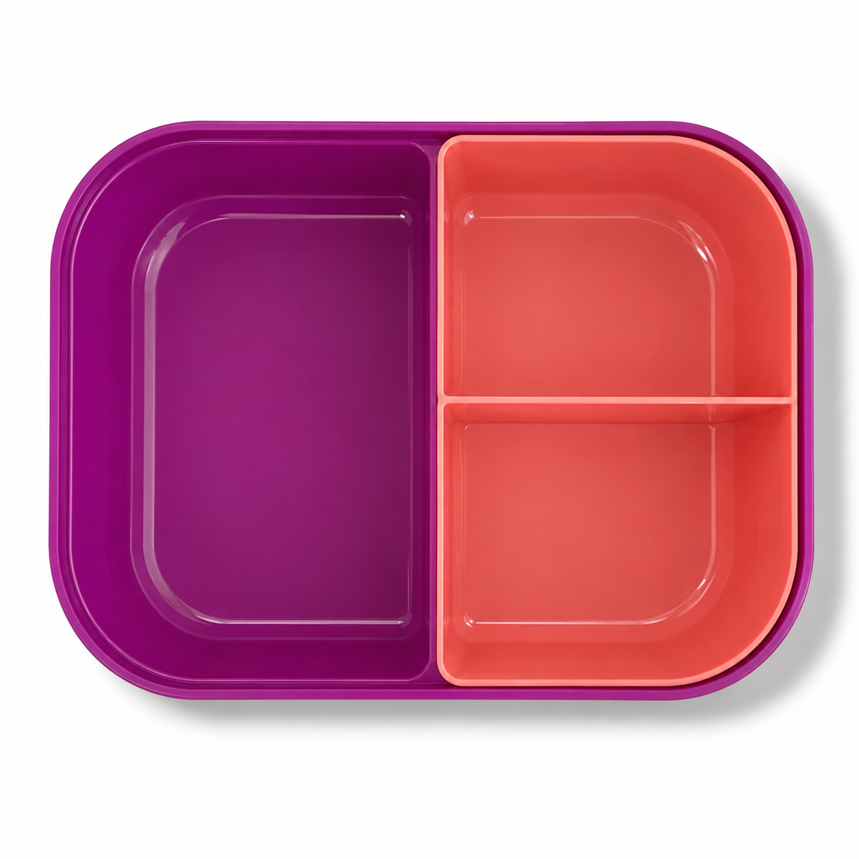 Lunch Box 3 Sections BPA Free Purple || لانش بوكس 3 اقسام خالي من بي بي اي بنفسجي