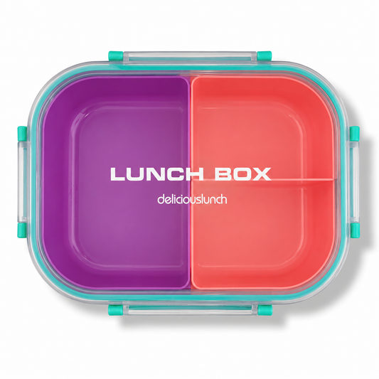 Lunch Box 3 Sections BPA Free || لانش بوكس 3 اقسام خالب من بي بي اي 
