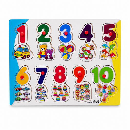 Puzzles English Numbers 10 Pcs || بازل أرقام إنجليزي ١٠ قطعة