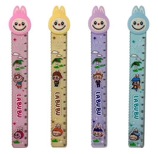 Labubu Ruler 15 cm Assorted Colors || مسطرة لابوبو ١٥ سم الوان متنوعة