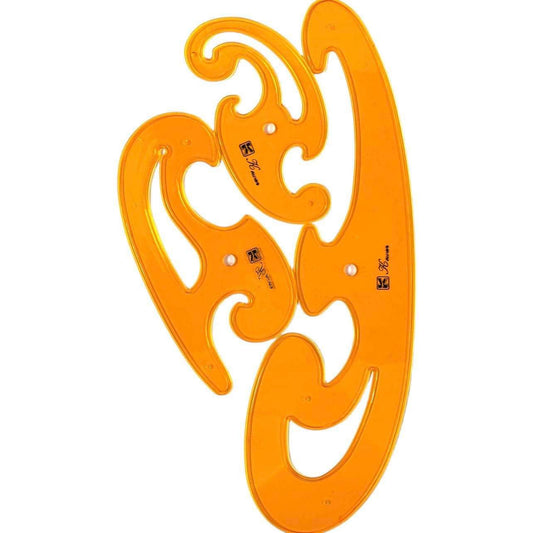French Curves Ruler || منحنيات فرنسية هندسية