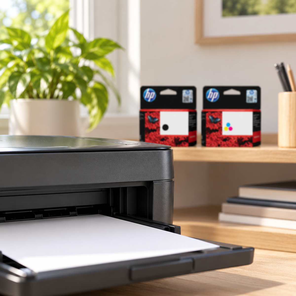 653 hp printer ink set || طقم حبر طابعة اسود و ملون ٦٥٣