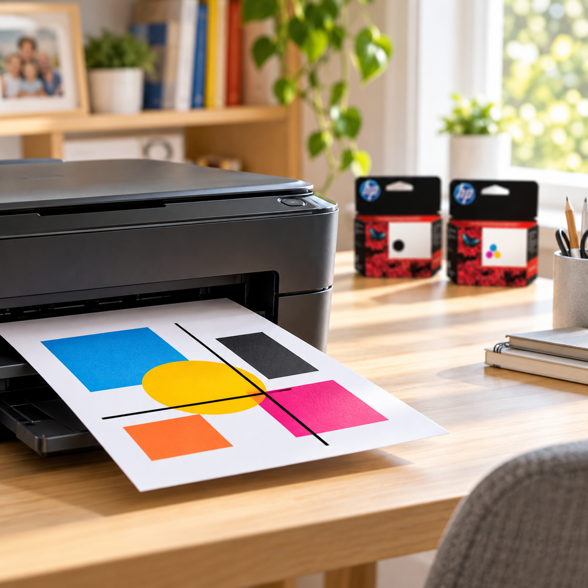 653 hp printer ink set || طقم حبر طابعة اسود و ملون ٦٥٣