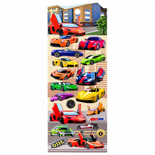 A&T Embossed Stickers Vehicles #8 || ستيكرات بارزة اي اند تي سيارات #8