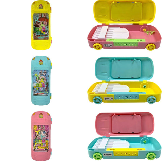 Labubu Car Pencil Box Assorted Colors || مقلمة بوكس شكل سيارة لابوبو الوان متنوعة
