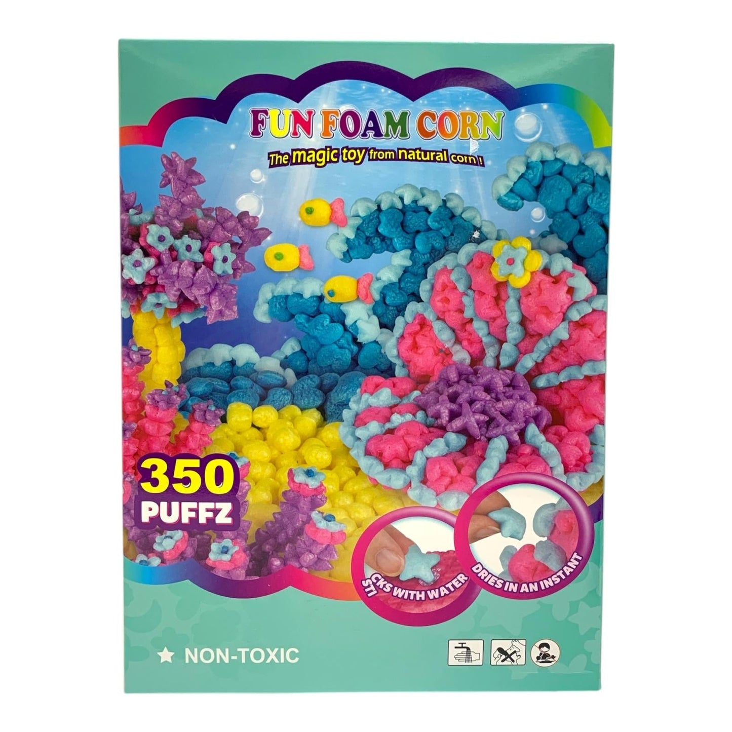 Fun Foam Corn 350 Pcs #3 || لعبة تركيب بف الذرة ٣٥٠ حبة #٣
