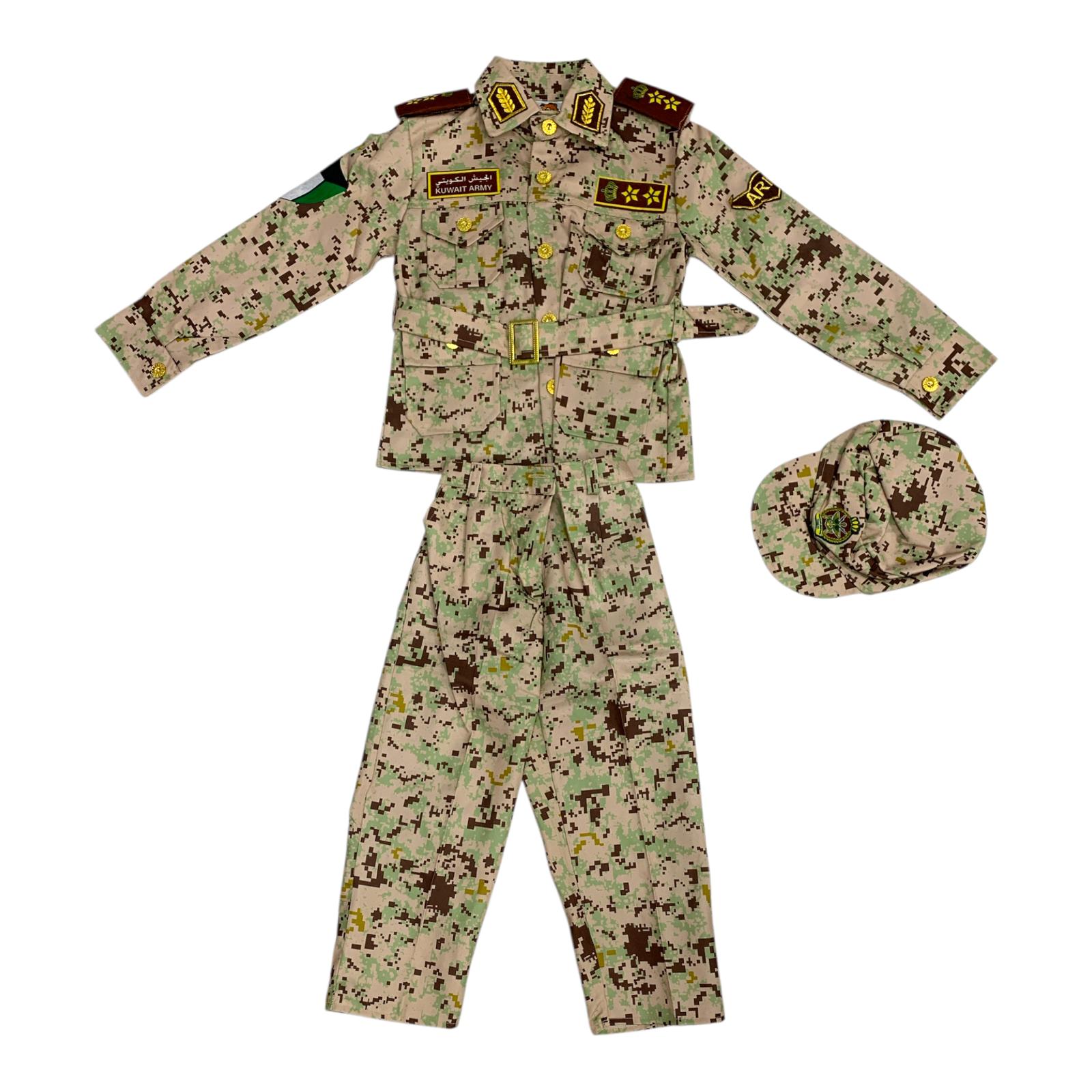 Kids Costume Kuwait Military || لبس اطفال الجيش الكويتي