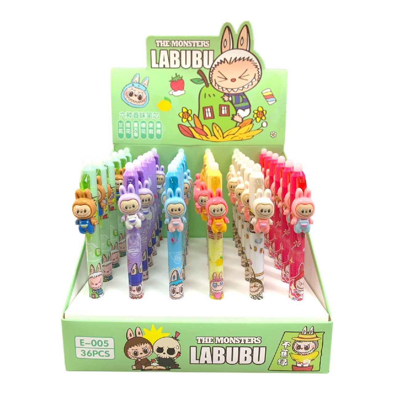 Labubu Cute Bunny Pens (36 Pack) || أقلام لابوبو الأنيقة بتصميم الأرانب الجذابة (36 حبة)