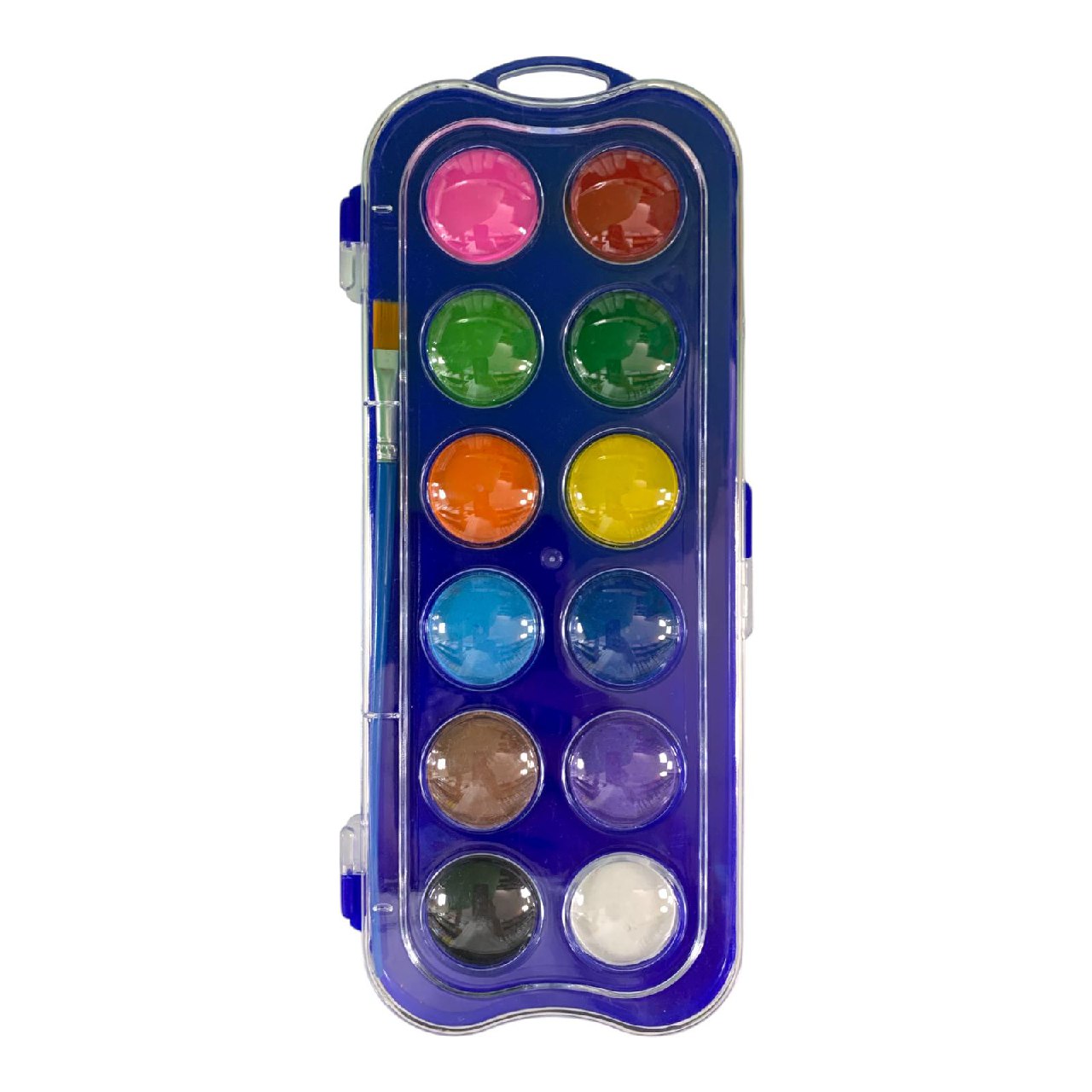 Kids Watercolor Paint Set with Brush || مجموعة ألوان مائية للأطفال مع فرشاة