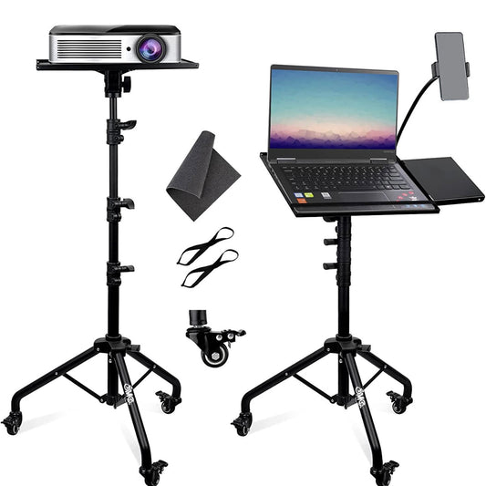 SMQ Multifunction Portable Stand With Wheels + Bag - Metal || إس إم كيو ستاند معدني متعدد الاستخدامات مع عجلات