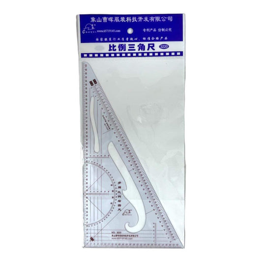 Engineering Triangle 90 Degrees Ruler || مسطرة هندسية مثلث ٩٠ درجة