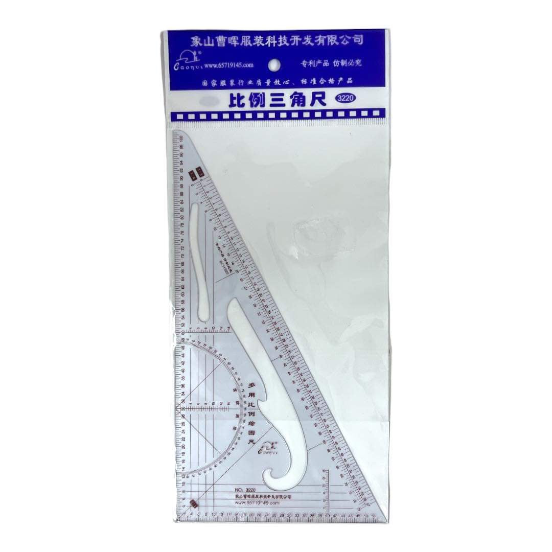 Engineering Triangle 90 Degrees Ruler || مسطرة هندسية مثلث ٩٠ درجة
