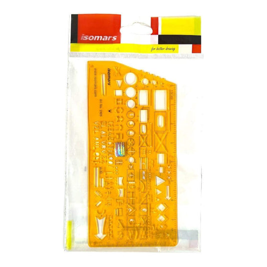 Engineering Isomars Painting Stencil Ruler || مسطرة هندسية اثاث ايزومارس