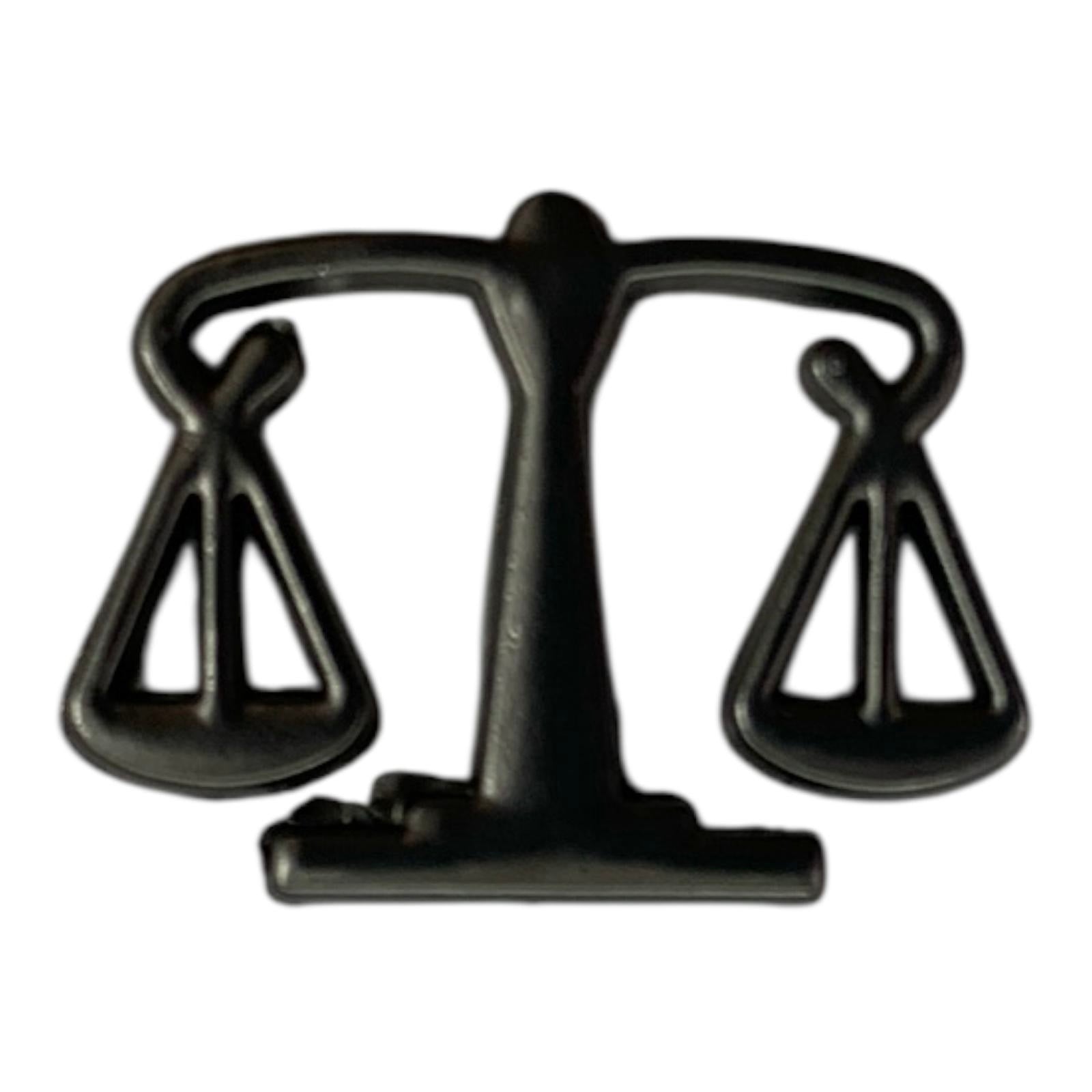 Black Scale of Justice Metal Phone || ستيكر تلفون حديد ميزان العدل لون اسود