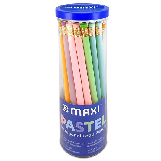 Maxi Pastel Pencils Pack 30 || علبة اقلام رصاص ماكسي ٣٠ قلم باستيل