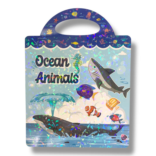 Ocean Animals Sticker Activity Book || دفتر نشاطات اطفال ستيكرات الحيوانات البحرية