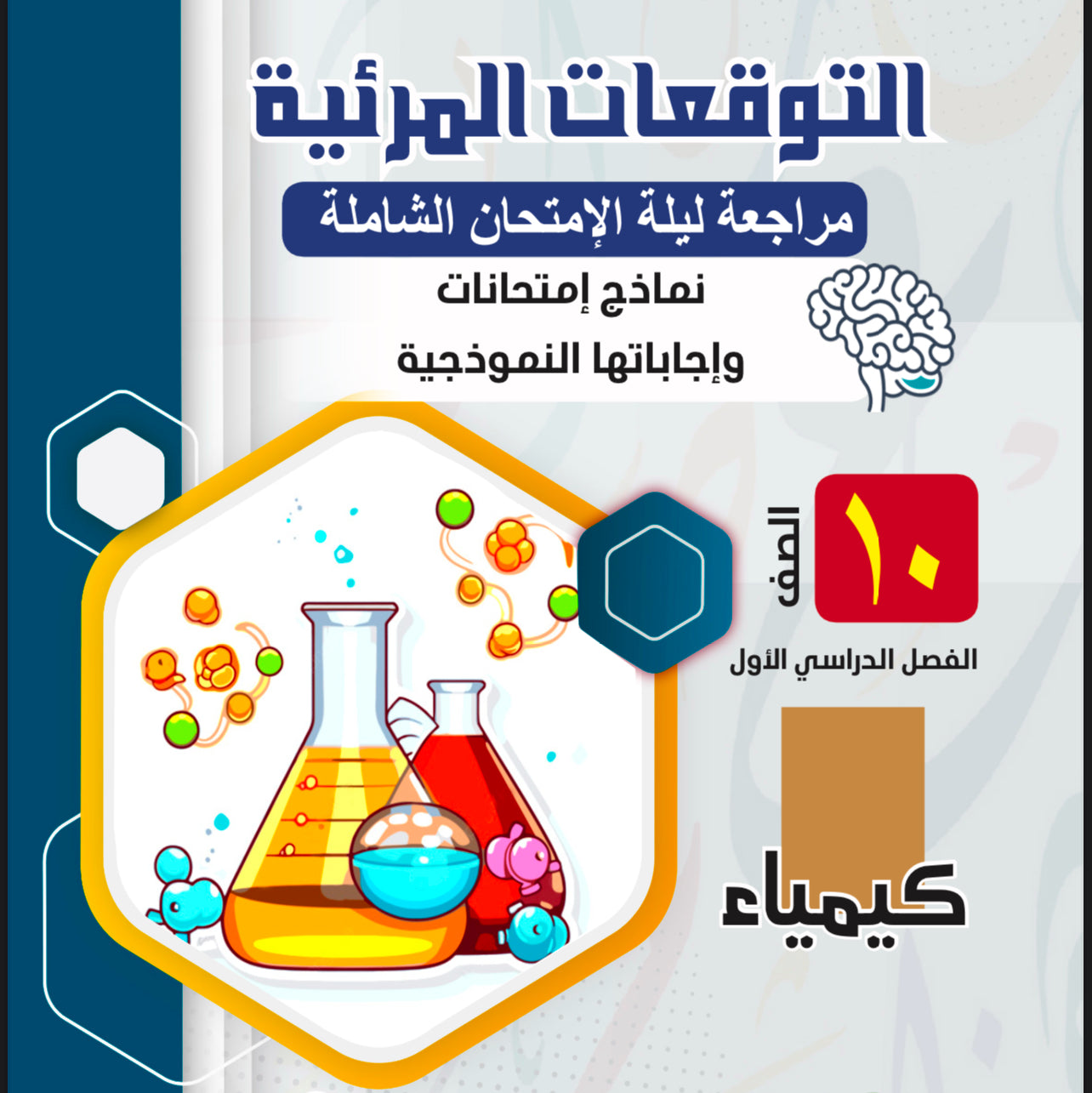 الورقة النهائية المرئية لمراجعة الامتحان الشامل الصف العاشر الفصل الثاني