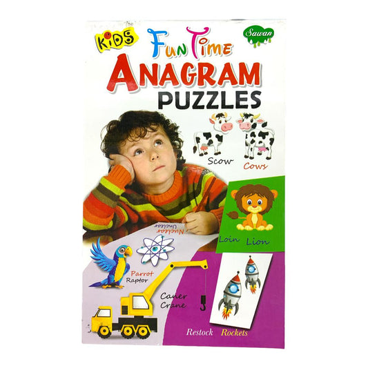 Sawan Kids Fun Time Anagram Puzzle || دفتر نشاطات الاطفال انجليزي اناغرام بازل