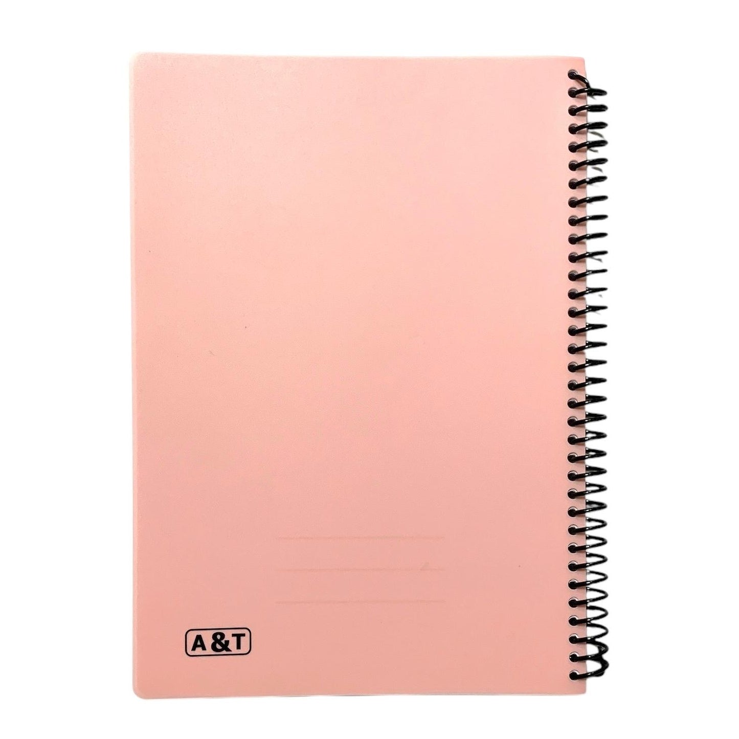 A&T Spiral Note Book A4 80 Pages Arabic Assorted Colors || A4 دفتر سلك سادة أطلس عدد 80 ورقة مسطر عربي حجم الوان مختلفة