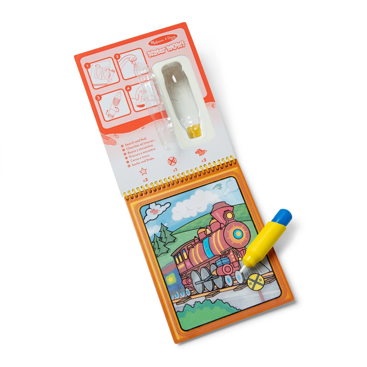 Melissa and Doug Water Reveal Pad Fairy Water Wow Vehicles || ميليسا آند دوج  لوحة رسم بالقلم المائي وسائل النقل