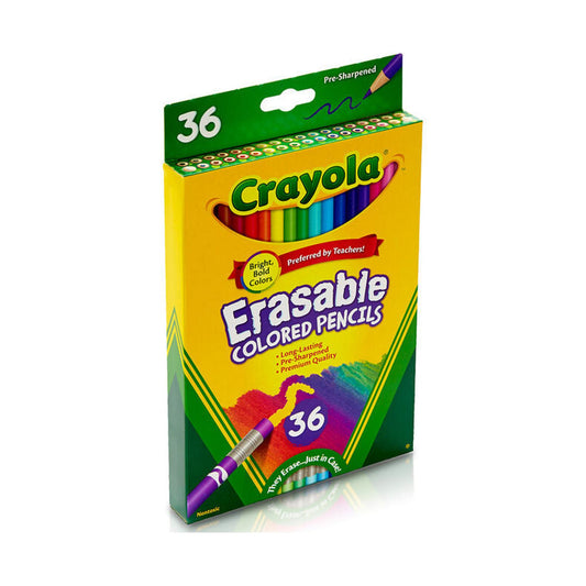 Crayola Erasable Colored Pencils 36 Colors || الوان خشبية كرايولا 36 لون